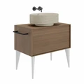 Раковина ARTBASIN Sabbia/АртБейзин Саббья накладная 50, песочная матовая SA.wb.50\SAN