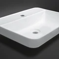 Раковина Plaza/Плаза встраиваемая сверху 55, белая глянцевая PLR.wbi.55.1