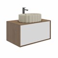 Раковина ARTBASIN Conchiglia/АртБейзин Конкилья накладная 50, песочная матовая CC.wb.50\SAN