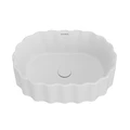 Раковина ARTBASIN Conchiglia/АртБейзин Конкилья накладная 50, белая матовая CC.wb.50\WHT.M