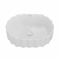 Раковина ARTBASIN Conchiglia/АртБейзин Конкилья накладная 50, белая глянцевая CC.wb.50\WHT