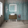 Раковина ARTBASIN Conchiglia/АртБейзин Конкилья накладная 50, белая глянцевая CC.wb.50\WHT