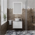 Зеркало Mio/Мио прямоугольное с диммером 60, белое MIO.mi.60\WHT