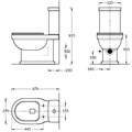 Унитаз Pompei/Помпеи напольный, белый глянцевый PO.wc.01