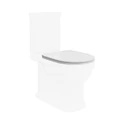 Сиденье Pompei/Помпеи для напольного унитаза, белое глянцевое PO.seat.01\WHT