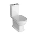 Сиденье Pompei/Помпеи для напольного унитаза, белое глянцевое PO.seat.01\WHT