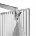 Душевая перегородка Cristallo/Кристалло с рифленым стеклом, 120х210, хром CT.120.WI.CR