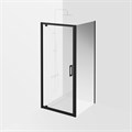Душевая боковая панель Vetro/Ветро, 90х195, матовый черный VE.90.FP.BLK.M