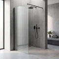 Душевая перегородка Loranto Walk-in 130х200 CS-Z02В-130 профиль черный матовый CS-Z02B-130