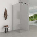 Душевая перегородка Loranto Walk-in 130х200 CS-Z02В-130 профиль черный матовый CS-Z02B-130