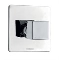 Комплект Bossini CUBE Смеситель для душа на 1 выход, хром + Встраиваемая часть смесителя с девиатором 1 направления 1/2” (Z00064.030+Z00007) Z00064.030+Z00007