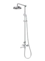LIBERTY-F-CVD-01 Душевая стойка со смесителем и изливом, хром LIBERTY-F-CVD-01
