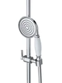 LIBERTY-F-CVD-01 Душевая стойка со смесителем и изливом, хром LIBERTY-F-CVD-01
