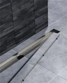 Душевой лоток TIMO Drain System 1000 с двусторонней панелью "plate" под плитку, черное золото (DS230210/18) DS230210/18