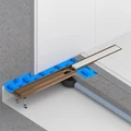 Душевой лоток TIMO Drain System 700 с двусторонней панелью "plate" под плитку, розовое золото (DS230207/19) DS230207/19