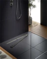 Душевой лоток TIMO Drain System 700 с вставкой "lines", черное золото (DS230107/18) DS230107/18