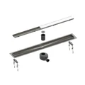 Душевой лоток TIMO Drain System 800 с двусторонней панелью "plate" под плитку, черное золото (DS230208/18) DS230208/18