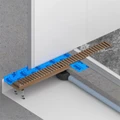 Душевой лоток TIMO Drain System 700 с вставкой "lines", розовое золото (DS230107/19) DS230107/19