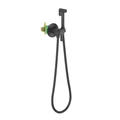 Смеситель встроенный с гигиеническим душем Timo Caisa черный (9038/03SM) 9038/03SM