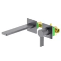 Смеситель для раковины встроенный Timo Caisa черное золото (9072/18SM) 9072/18SM
