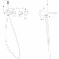Смеситель ABBER Daheim AF8230 для ванны скрытого монтажа, хром AF8230