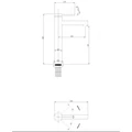 Смеситель ABBER Emotion AF8811W для накладной раковины, белый матовый AF8811W