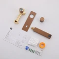 Смеситель ABBER Rund AF8712MRG для раковины скрытого монтажа, розовое золото матовое AF8712MRG
