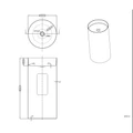 Раковина отдельностоящая ABBER Wasser Kreis AF2414MRG розовое золото матовое AF2414MRG