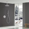 Душевая система ABBER Emotion AF8821W скрытого монтажа без излива, белый матовый AF8821W