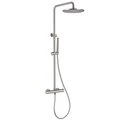 Душевая стойка ABBER Wasser Kreis AF8160SPL с термостатом без излива, сатин AF8160SPL
