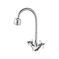 RS42 Смеситель для кухни, гиб.излив 185мм, р/ДВ, хром, ROS, RS42-75 RS42-75 - фото 48230