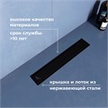 Душевой трап двухсторонний линейный, черный RGW SDR-22B 47212240-04