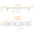 Душевой трап RGW SDR-34B 64213480-04