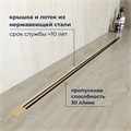 Душевой трап обрезной - SDR-50Gb - золото браш 76215060-06