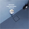 Душевой трап RGW SDR-10 квадратный, хром, металлическая крышка, горизонтальный слив 79211000-01