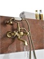 Vintage Смеситель для ванны, монолит.излив 155мм держ.на теле, р/ДВ, бронза, LM, LM2812B LM2812B