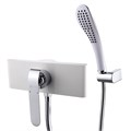 Melange Смеситель для душа, без излива лейка р/ОД, хром/белый, LM, LM4903CW LM4903CW - фото 48607