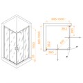 Душевой уголок RGW PA-038B 350803888-14