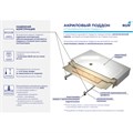 Комплект: Угол RGW CL-34 + поддон RGW STYLE 32093488-11, 16180188-11