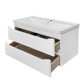 Комплект Azario Тумба Лотос 90/2 подвесная с раковиной Монте 90 CS00107945 CS00107945
