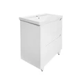 Комплект Azario Тумба Лотос 80/2 Н напольная с раковиной Монте 80 CS00081987 CS00081987