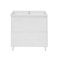 Комплект Azario Тумба Лотос 80/2 Н напольная с раковиной Монте 80 CS00081987 CS00081987