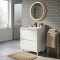 Комплект Azario Тумба Лотос 70/2 Н напольная с раковиной Монте 70 CS00081986 CS00081986