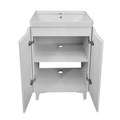 Комплект Azario Тумба А Лотос 60 Н  напольная с раковиной "AZ-Monte 60" CS00105740 CS00105740