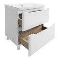 Комплект Azario Тумба Лотос 60/2 Н напольная с раковиной Монте 60 "AZ-MONTE 60" CS00106598 CS00106598