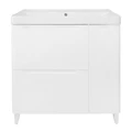 Комплект Azario Тумба Лотос 90/2 Н напольная+дверь с раковиной Monte 90 CS00093903 CS00093903