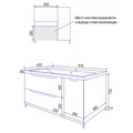 Комплект Azario Тумба Лотос 90/2 Н напольная+дверь с раковиной Monte 90 CS00093903 CS00093903