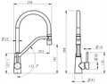 Смеситель для кухни Fmark (FS0352C) FS0352C