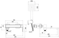 Смеситель для ванны и душа Fmark (FS8724-22A) FS8724-22A