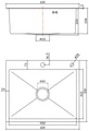 Мойка для кухни Fmark (FSC6050HB) FSC6050HB